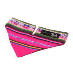 Hiro And Wolf Pink Inca Dog Bandana