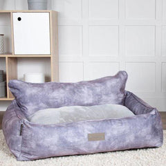 Kensington Box Dog Bed - Grey