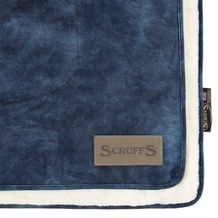 Kensington Pet Blanket - Navy Blue | Scruffs