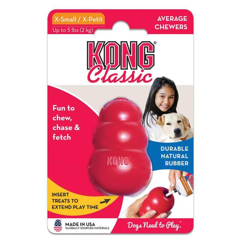 Classic Kong Red Rubber Dog Toy