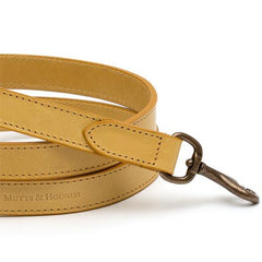 Mustard Full Leather Lead | Mutts & Hounds