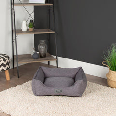 Manhattan Box Dog Bed - Dark Grey | Scruffs