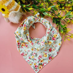 Meadow Green Vintage Dog Bandana