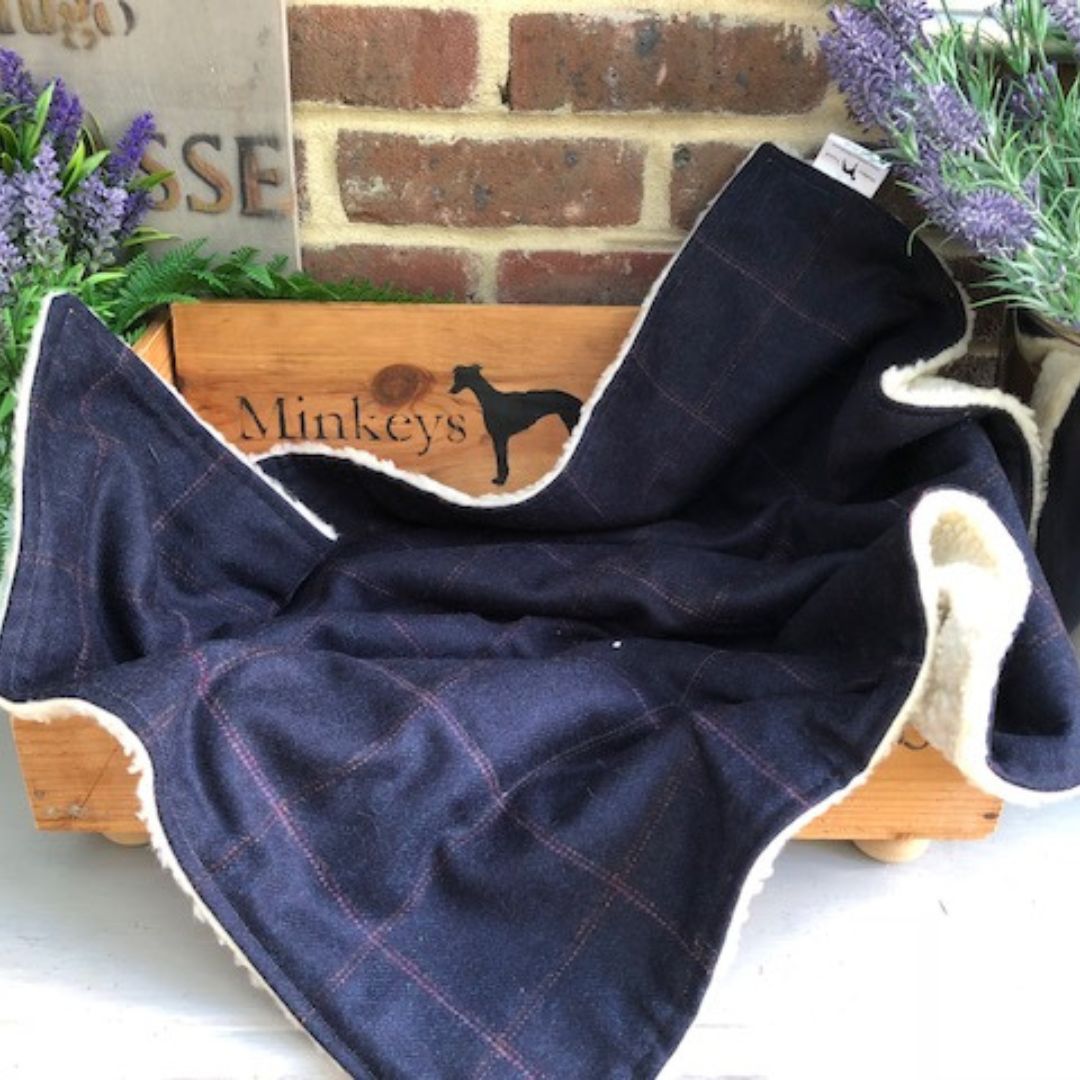 Minkeys Tweed Liberty Tweed Dog Blanket