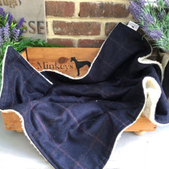 Minkeys Tweed Liberty Tweed Dog Blanket