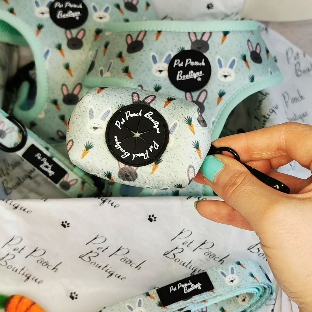 Mint Choc Chip Easter Bunny Poo Bag Holder | Pet Pooch Boutique