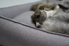 Movik Grey Dog Bed by Labbvenn