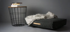 Movik Light Anthracite Cushion Dog Bed by Labbvenn