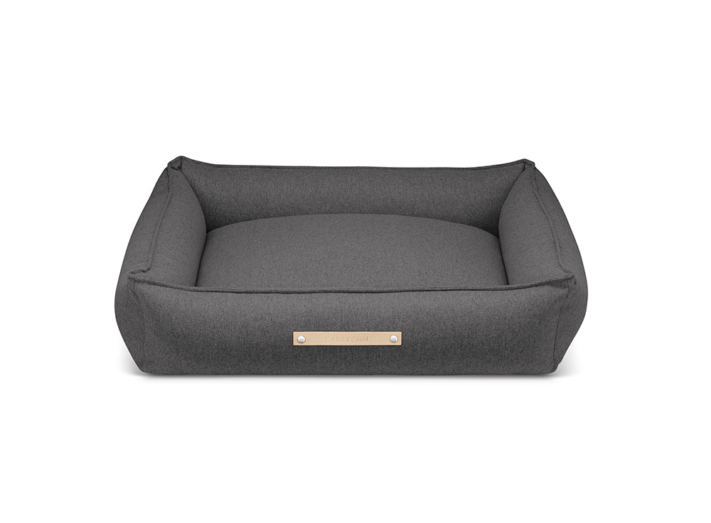 Movik Light Anthracite Dog Bed by Labbvenn