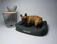 Movik Light Anthracite Dog Bed by Labbvenn
