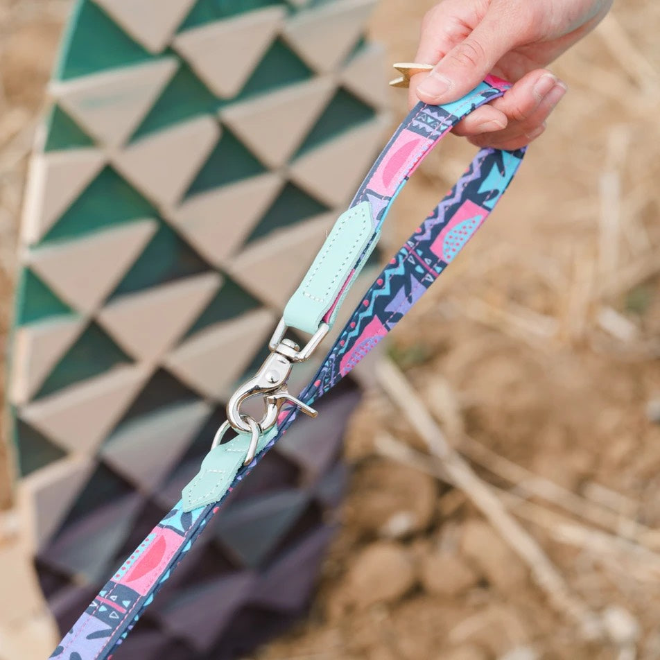 Mud Cloth Cafe Dog Lead by Hiro and Wolf