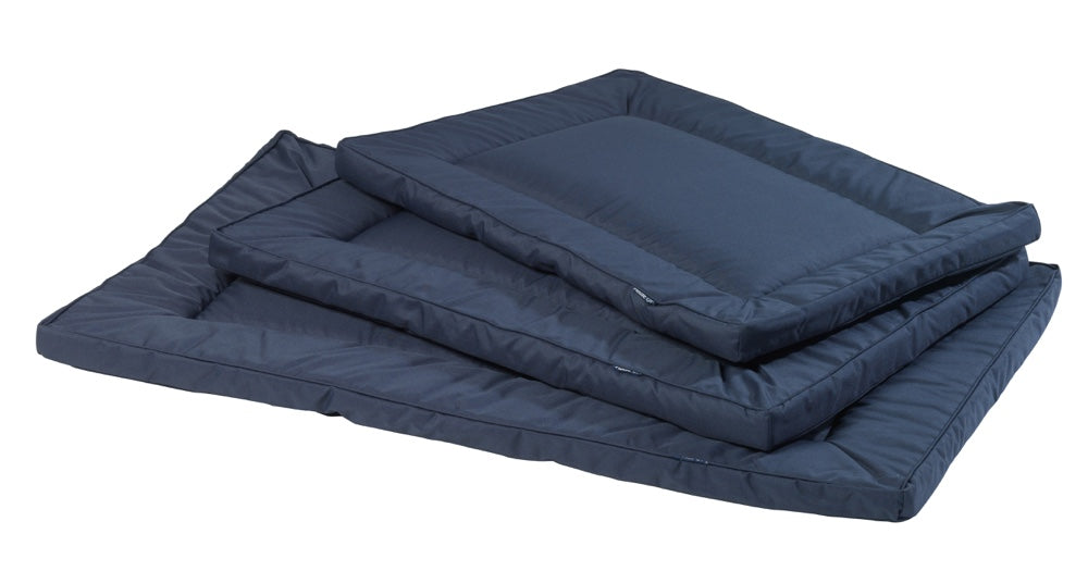 Navy Water Resistant Dog Crate Mat by House of Paws