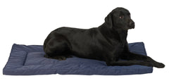 Navy Water Resistant Dog Crate Mat by House of Paws