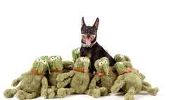 FuzzYard Scratchy The Green Flea Dog Toy