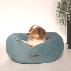 Oslo Ring Donut Dog Bed - Lake Teal