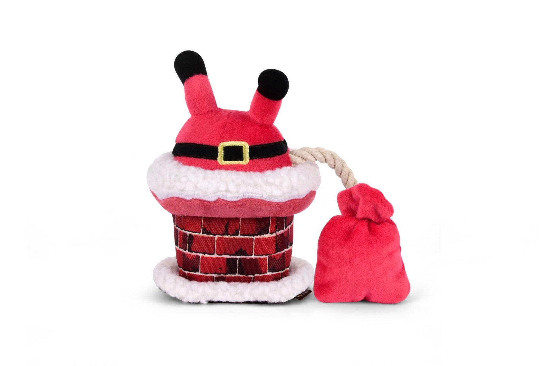 P.L.A.Y Christmas Clumsy Claus Plush Toy | Christmas Dog Toys