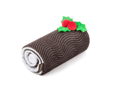 P.L.A.Y Christmas Yule Log Plush Dog Toy