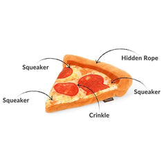 P.L.A.Y Snack Attack Puppy-roni Pizza Dog Toy