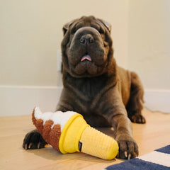 P.L.A.Y Snack Attack Soft Serve Dog Toy