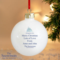 Personalised The Snowdog Bauble
