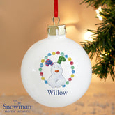 Personalised The Snowdog Bauble