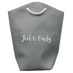 Personalised Silver Name Toy Storage Bag | Dog Toy Storage