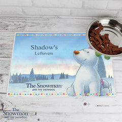 Personalised The Snowdog Pet Placemat