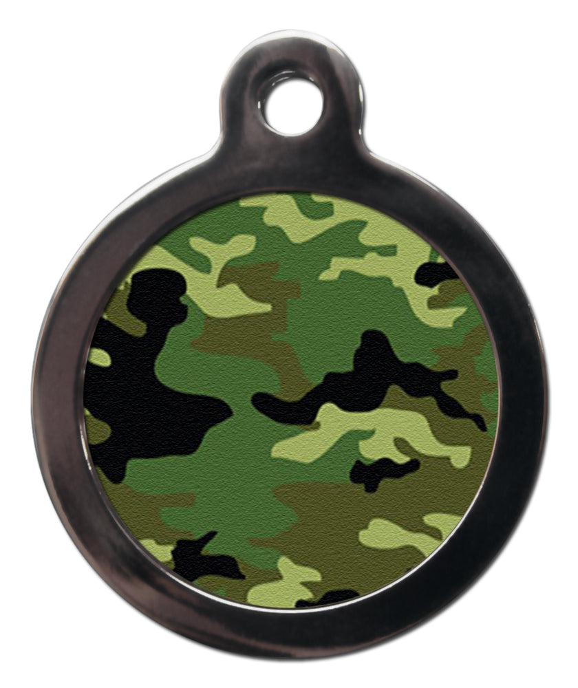 Camo Print Dog Tag