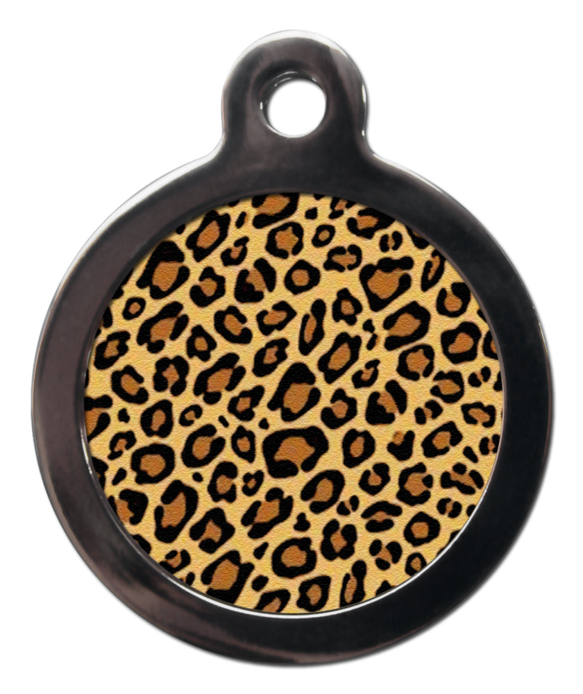 Leopard Print Dog Tag