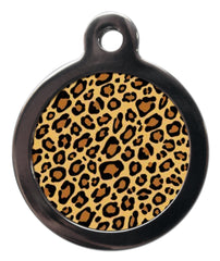 Leopard Print Dog Tag