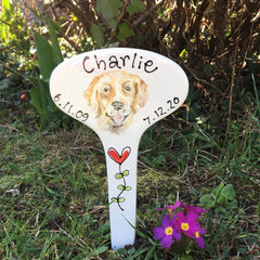 Personalised Ceramic Memorial Marker For Pets