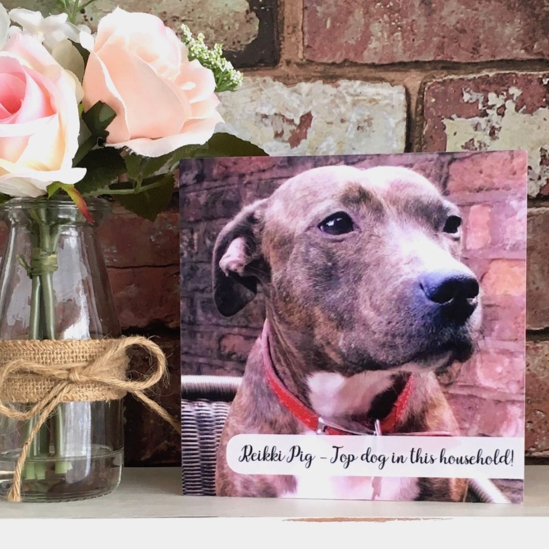 Personalised Square Pet Photoblock
