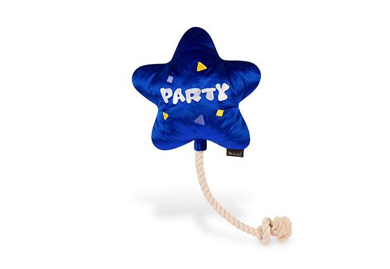 P.L.A.Y Party Time Best Day Ever Balloon Plush Dog Toy