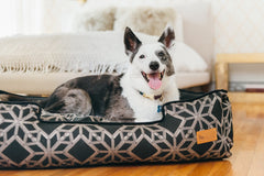 Solstice Stormy Night Lounge Dog Bed by P.L.A.Y