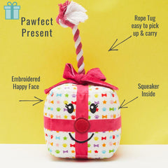 Present Tug Dog Toy