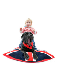 Creature Clothes Vintage Union Jack Dog Doza Bed