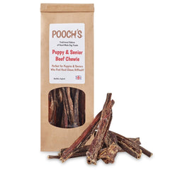 Puppy & Senior Beef Chews (Gluten/Grain Free) Natural Dog Treats