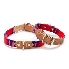 Hiro And Wolf Shuka Red Dog Collar