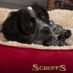 Scruffs Cosy Box Burgundy Dog Bed