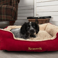 Scruffs Cosy Box Burgundy Dog Bed