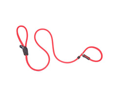 Dogs & Horses Rolled Leather Slip Lead Red