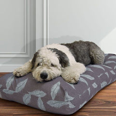 Retreat Grey & Duck Egg Memory Foam Dog Bed by Danish Design