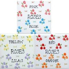 Personalised Ceramic Roses Dog Legs Bowls