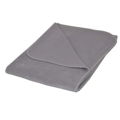 Silver Grey Fleece Snuggle Dog Blanket
