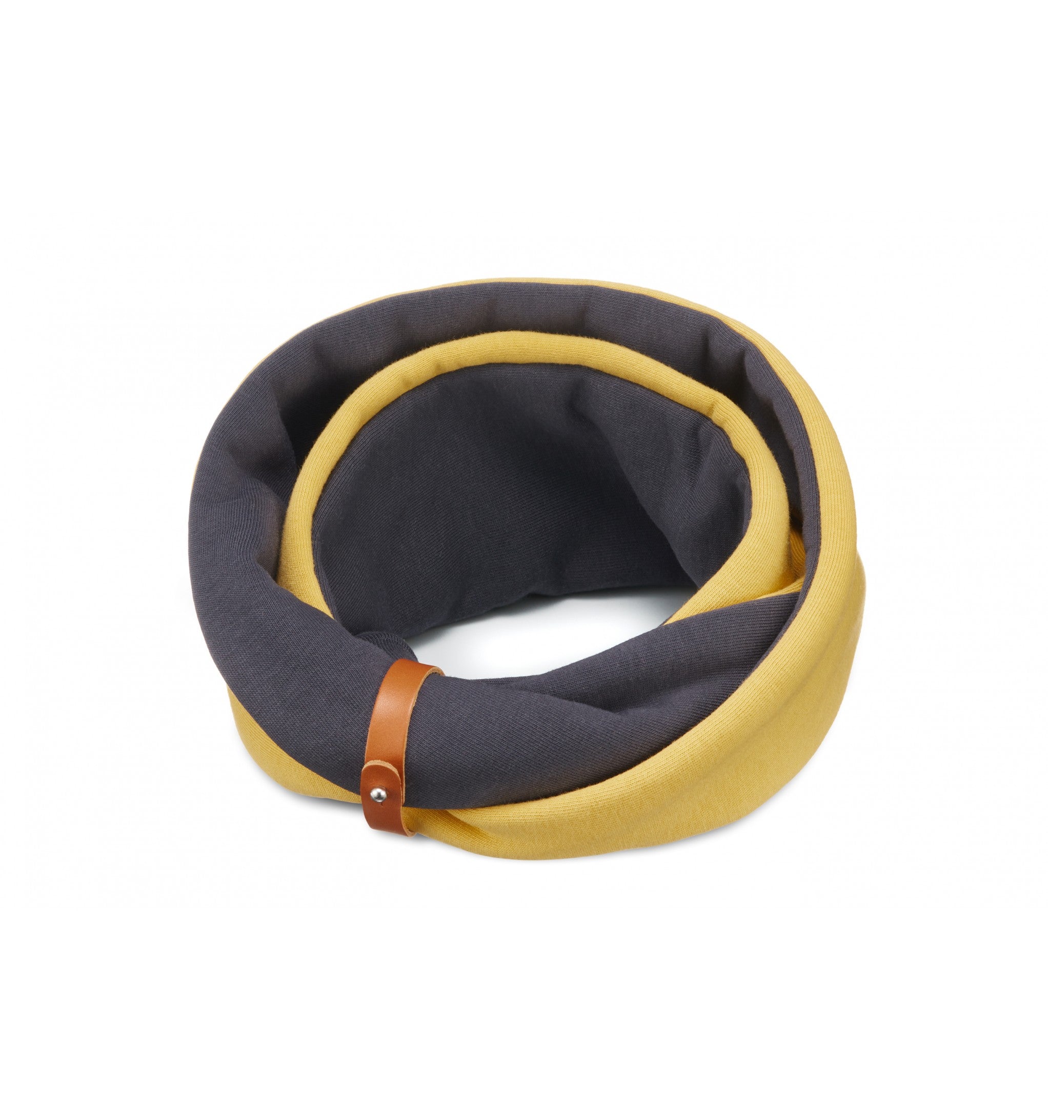 Simo Gold & Iron Double Dog Scarf by Labbvenn