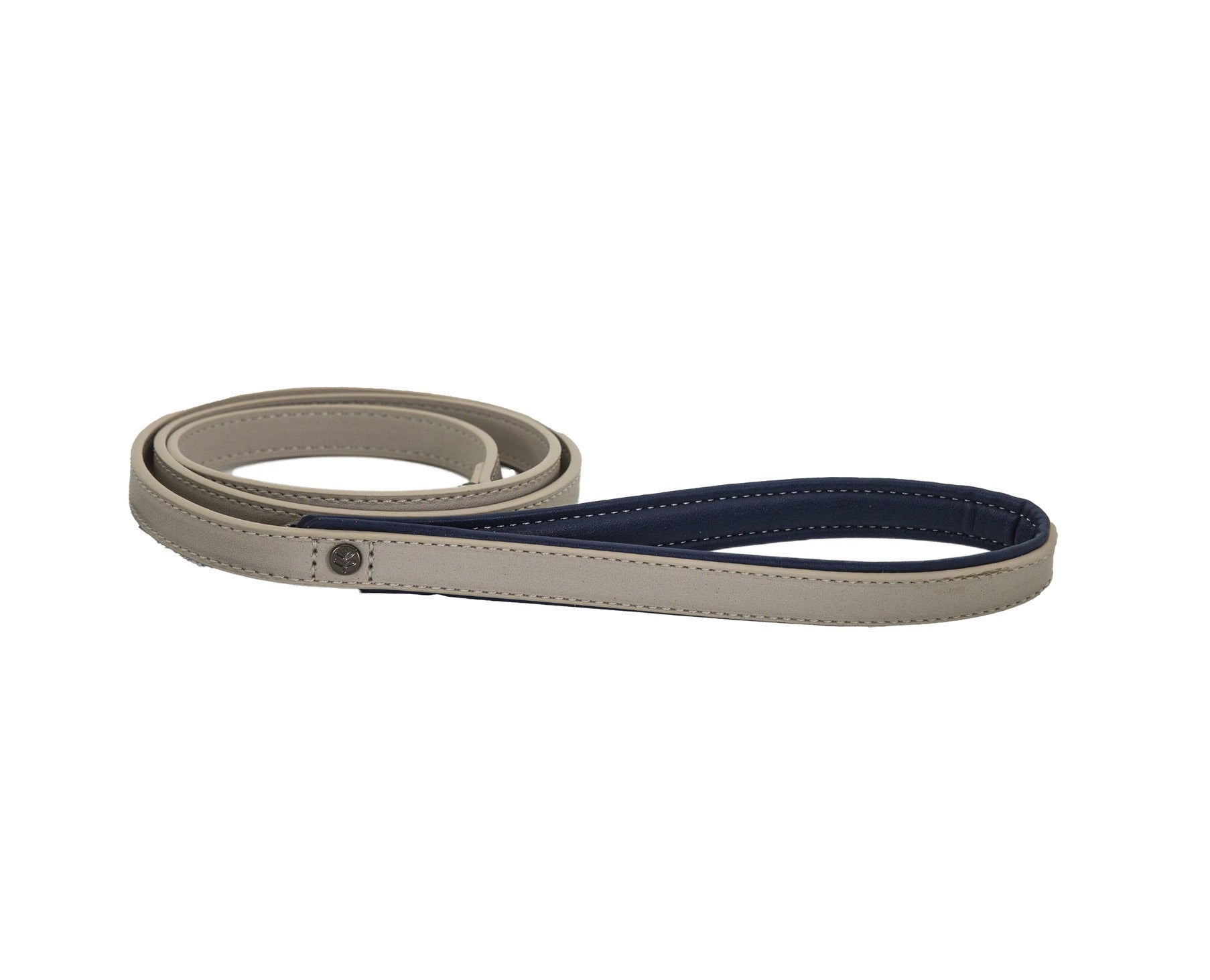 Classic Tech Beige Vegan Leather Dog Lead | Sotnos