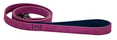 Brights Tech Raspberry Vegan Leather Dog Lead