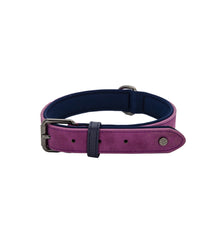 Brights Tech Raspberry Vegan Leather Dog Collar