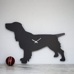Black Spaniel Clock With Wagging Tail | The Labrador Company