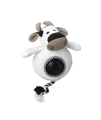 Spiky Ball Cow Dog Toy by House of Paws